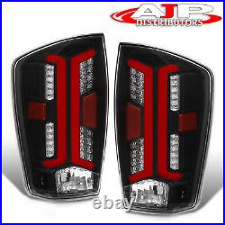Black Clear LED Brake Stop Tail Lights Lamp Assembly For 2016-2022 Toyota Tacoma