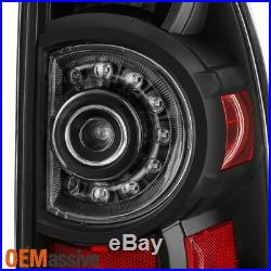 Black Edition Fits 05-15 Toyota Tacoma LED Tail Lights Brake Lamps Replacement