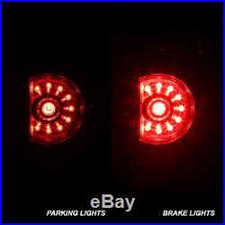 Black Edition Fits 05-15 Toyota Tacoma LED Tail Lights Brake Lamps Replacement