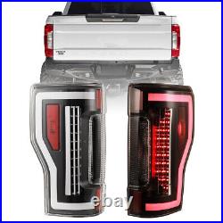 Black Full LED Tail Lights Lamps For 2017-2019 Ford F250 F350 withLED