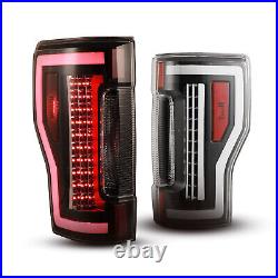 Black Full LED Tail Lights Lamps For 2017-2019 Ford F250 F350 withLED