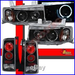 Black Halo LED Projector Headlights & Tail Lights For 04 05 06 Scion xB