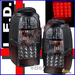 Black Headlights Corner Signal Lamps + LED Tail Lights For 99-02 Toyota 4Runner
