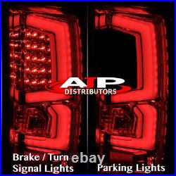 Black Housing Led Drl Headlights + Black Led Tail Lights For 2007-2013 Silverado