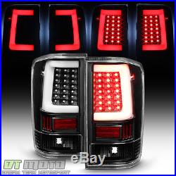 Black LED Light Tube Style For 2004-2015 Titan A60 LED Tail Lights Brake Lamps