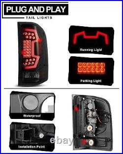 Black LED Sequential Tail Lights for 2007-2013 Chevy Silverado 1500 2500 3500