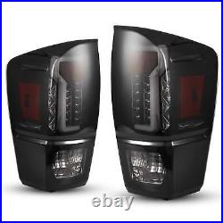 Black LED Tail Light Set With Smoke Lens Fits 2016-2023 Toyota Tacoma