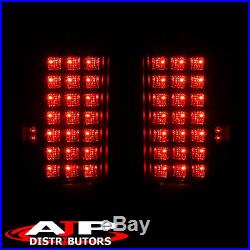 Black LED Tail Lights Brake Lamps For 2007-2008 Ram 1500 / 2007-2009 2500 3500