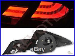 Black LED Tail Lights & Trunk Lid Lamps For 13-15 Honda Civic 4Dr Sedan