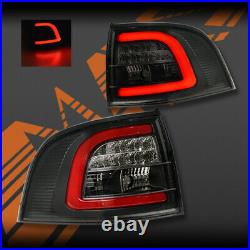 Black LED Tail lights for Holden Commodore & HSV VE VF 5 doors Wagon