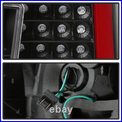 Black LED Tube Tail Lights Lamps Upgrade For 2008-2011 Subaru Impreza/WRX Sedan