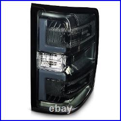Black Pair LED Tail Light Assembly For 2014-2019 Chevy Silverado 1500 2500 3500