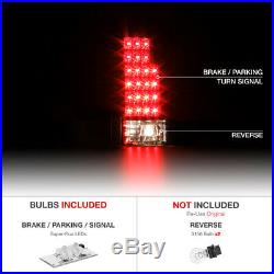 Black Rear LED Tail Light Front Signal Parking Corner Headlight Headlamp Tahoe