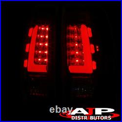 Black Red Tube LED Tail Lights Lamps Left+Right For 1999-2006 Silverado / Sierra