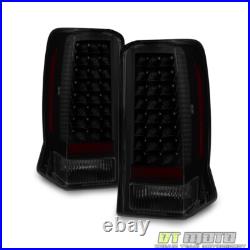 Black Smoke 2002 2003 2004 2005 2006 Cadillac Escalade ESV LED Tail Lights Lamps