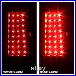 Black Smoke 2002 2003 2004 2005 2006 Cadillac Escalade ESV LED Tail Lights Lamps