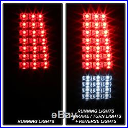 Black Smoke 2003-2006 Chevy Silverado 1500 2500 3500 Full LED Tail Lights Lamps