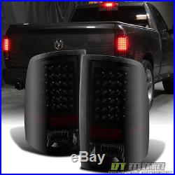 Black Smoke 2009-2017 1500 2010-2017 2500/3500 Dodge Ram LED Tail Lights Lamps
