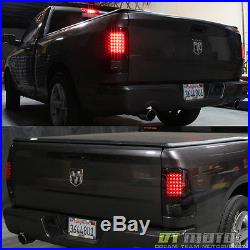 Black Smoke 2009-2017 1500 2010-2017 2500/3500 Dodge Ram LED Tail Lights Lamps