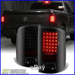 Black Smoke 2009-2017 Dodge Ram 1500 2010-2017 2500/3500 LED Tail Lights Lamps