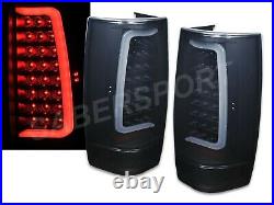 Black Smoke C-BAR LED Taillights for 2007-2013 Chevy Tahoe Suburban / GMC Yukon