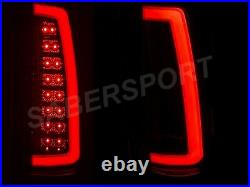 Black Smoke C-Bar LED Taillights for 88-99 GM C/K 1500 2500 3500 Yukon Suburban