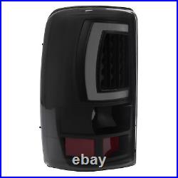 Black Smoke For Chevy Suburban Tahoe Yukon 2000-2006 LED Bar Tail Lights Lamps