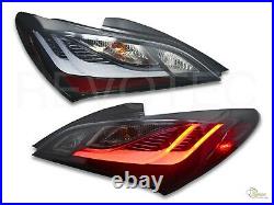 Black Smoke LED Tail Lights Lamps For 2010-2016 Genesis Coupe 2Dr RH & LH