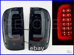 Black Smoke LED Tail Lights Lamps For 95-00 Toyota Tacoma Pickup 96 97 98 99