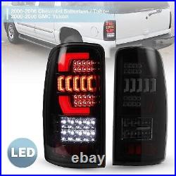 Black Smoke LED Tail Lights for 2000-2006 Chevy Tahoe/Suburban/GMC Yukon Lamps