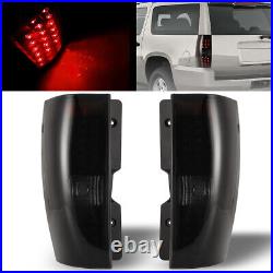 Black Smoke LED for 2007-2014 Chevy Suburban 1500 Tail Lights 07-14 Chevy Tahoe
