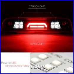 Black Smoke Rear LED Bar Third3rdBrake Light Cargo for 14-18 Silverado/Sierra