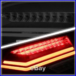 Black/Smoke TRON LED BAR Sequential Signal Tail Light Lamp for 11-14 VW Jetta