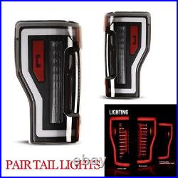 Black Smoke for 2017-2019 Ford Super Duty Tail Lights Sequential Turn Signal LED