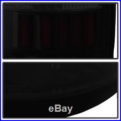 Black Smoked 2004-2008 Ford F150 Pickup Styleside LED Tail Lights Set Left+Right