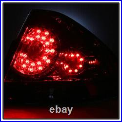 Black Smoked 2006-2013 Chevy Impala LED Tail Lights Brake Lamps Left+Right 06-13