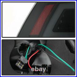 Black Smoked 2010-2012 Ford Fusion LED Tube Tail Lights Brake Lamps Left+Right