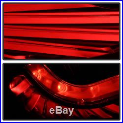 Black Smoked For 03 04 05 G35 35GT Coupe LED Tail Lights Brake Lamps Left+Right