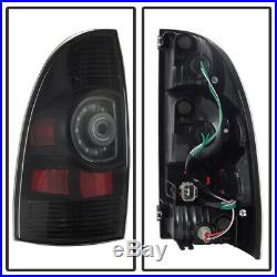 Black Smoked For 2005-2015 Toyota Tacoma LED Tail Lights Lamps 05-15 Left+Right