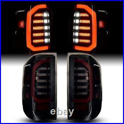 Black for 2014-18 Chevy Silverado 1500 2500HD 3500HD LED Tail Lights Brake Lamps