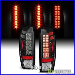 Blk 2002-2006 Chevy Avalanche 1500 2500 Lumiled LED Tail Lights Lamps Left+Right