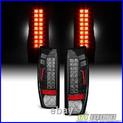Blk 2002-2006 Chevy Avalanche 1500 2500 Lumiled LED Tail Lights Lamps Left+Right