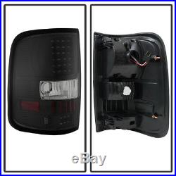 Blk 2004-2008 Ford F150 F-150 Pickup LED Tail Lights Lamps Left+Right 04-08 Set