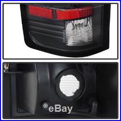 Blk 2007-2013 Chevy Silverado 1500 2500 3500 LED Tail Lights+LED 3rd Brake Lamp