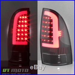 Blk Light Bar Design 2005-2015 Toyota Tacoma LED Tail Lights Brake Lamps 05-15