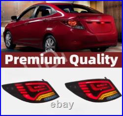Brake Stop Signal Lamps LED Rear Tail Lights For Hyundai Accent Sedan 2012-2017