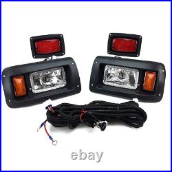 CLUB CAR DS GOLF CART HALOGEN LIGHT KIT withLED TAIL LIGHT 1982-UP