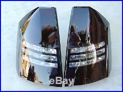 CUSTOM 05-07 Chrysler 300C Smoked Tail Lights OEM Tinted V8 Black non led