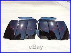 CUSTOM! 99-04 Ford Mustang Smoked Tail lights OEM Black Tinted non led Painted