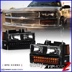 Chevrolet Silverado Crew Extended Smoke LED Tail Light Cargo Headlight CK Series